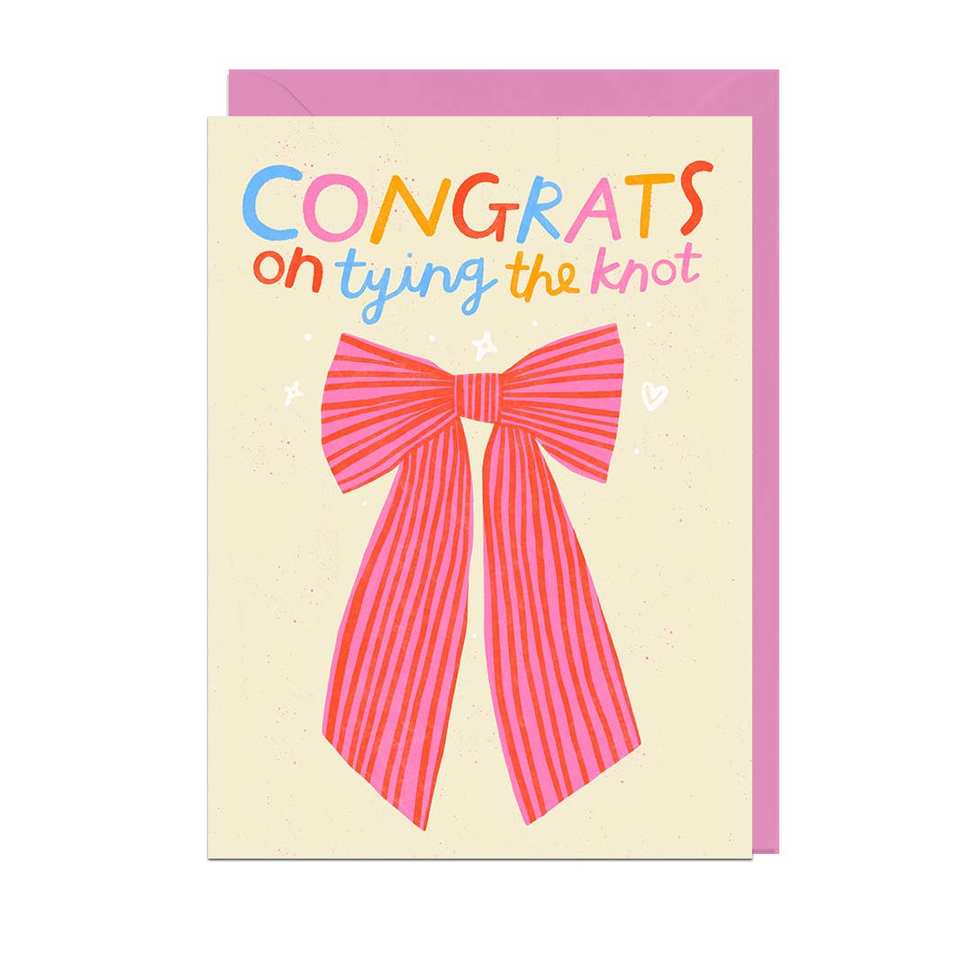 Congrats On Tying The Knot Card