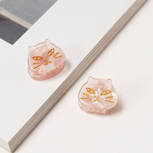 Kitten Claw Clips in Pink