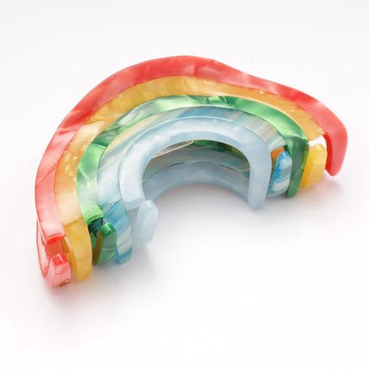 Rainbow Claw Clip