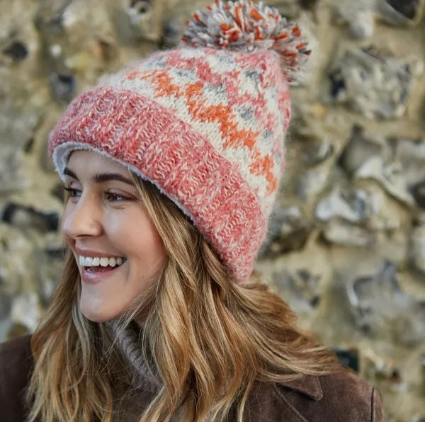 Totnes Bobble Beanie Brick