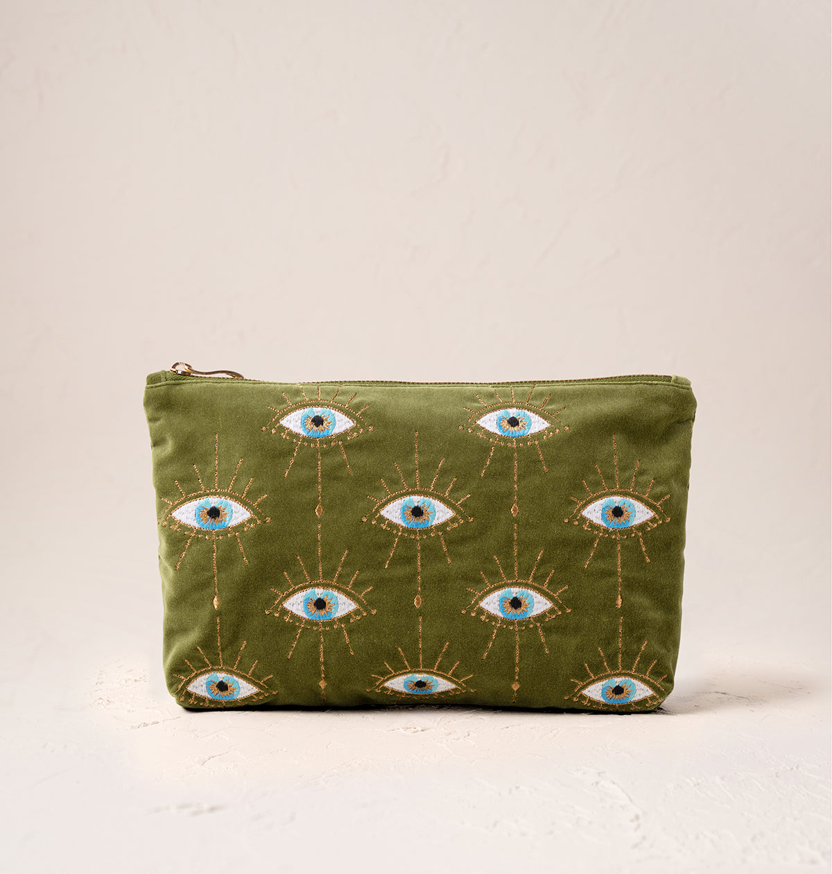 Mystical Eye Everyday Pouch in Garden Green