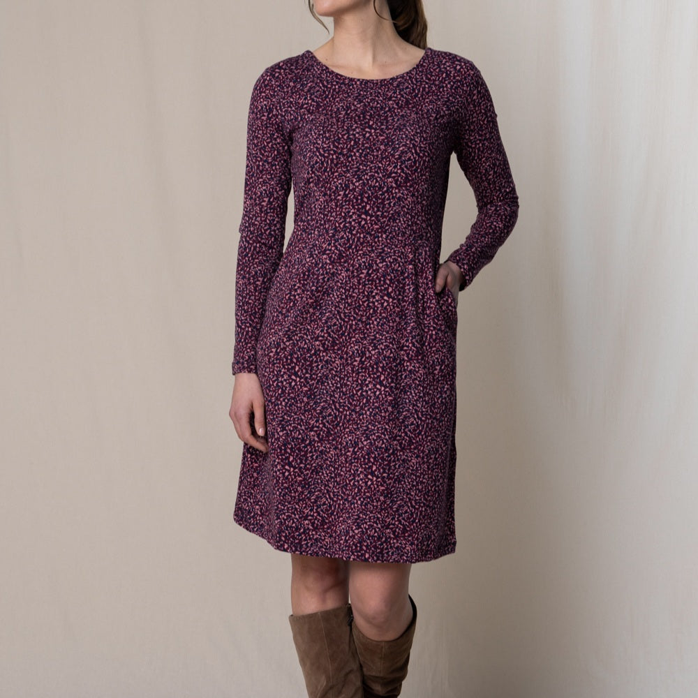 Lily & Me Halmore Dress Seagrass Mulberry