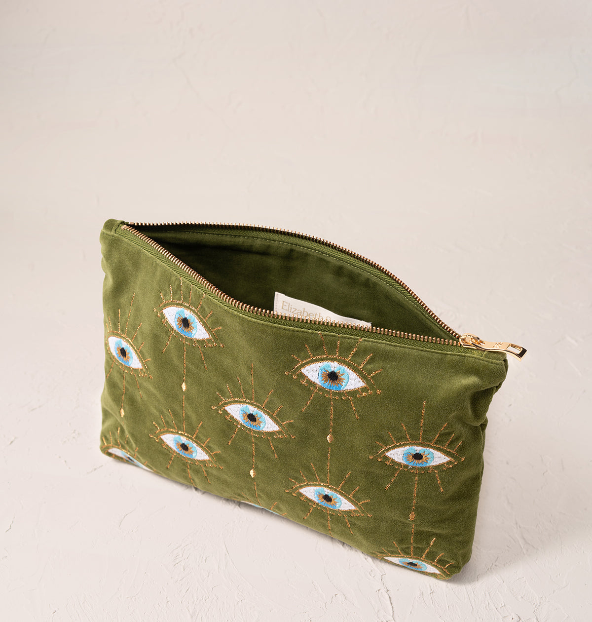 Mystical Eye Everyday Pouch in Garden Green