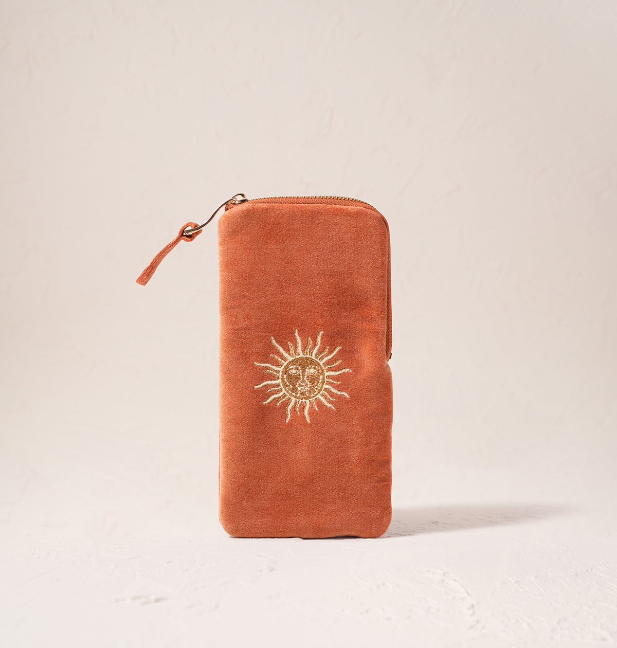 Sun Goddess Glasses Case in Rust