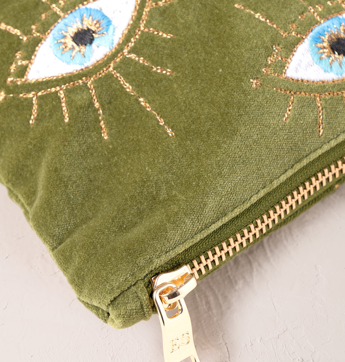 Mystical Eye Everyday Pouch in Garden Green