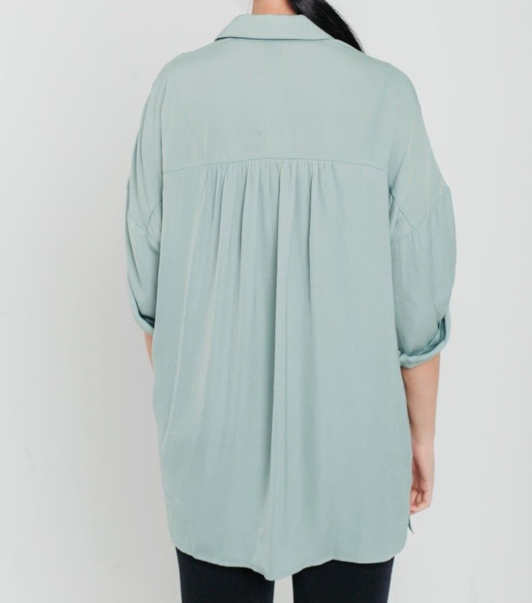 Orla Shirt in Pastel Pistachio