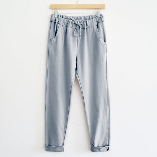 Cotton Lounge Pants in Slate