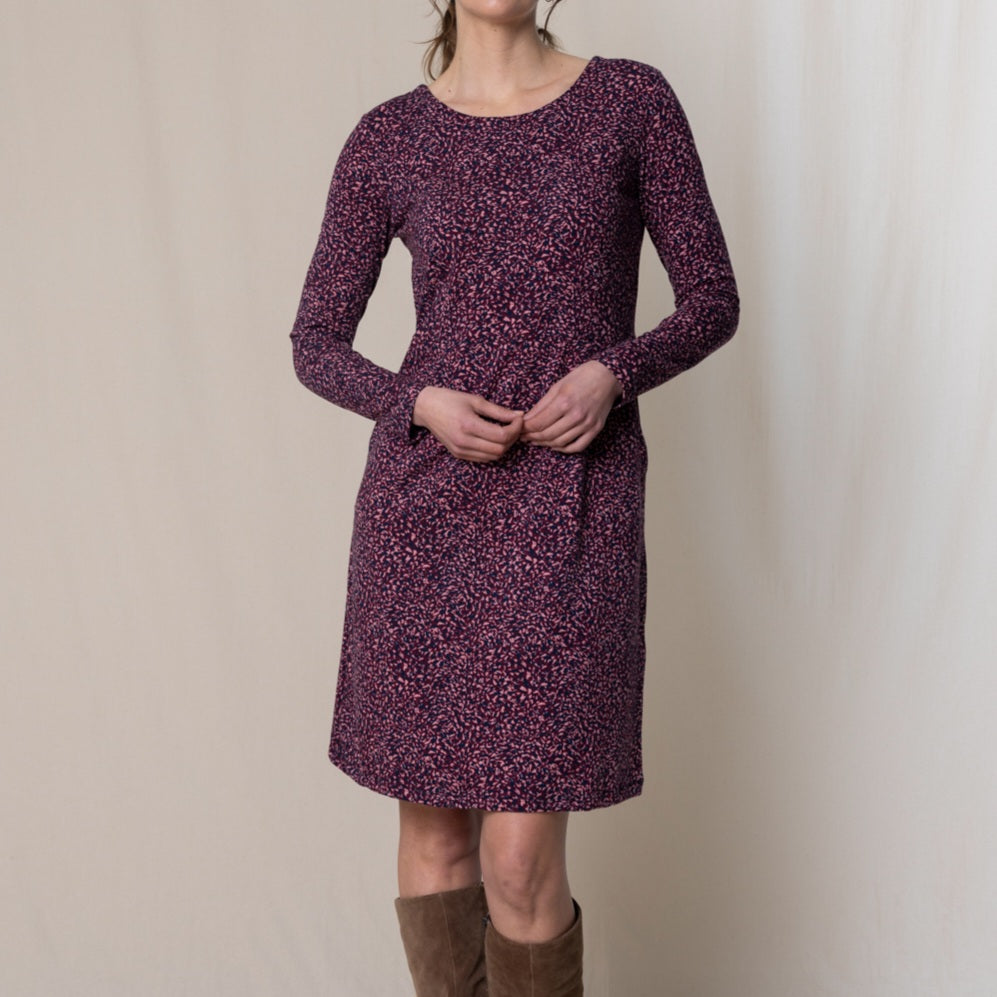 Lily & Me Halmore Dress Seagrass Mulberry