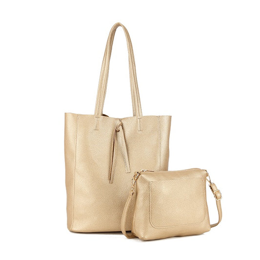 Metallic Gold Tote Bag