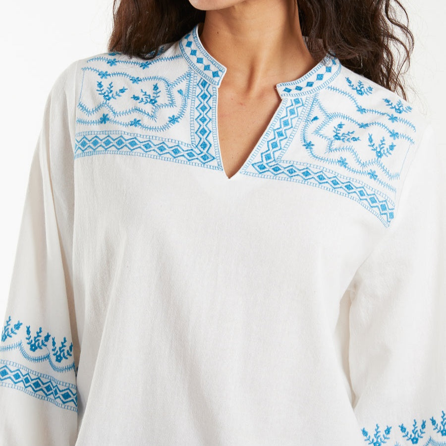 Emmie Embroidered Blouse