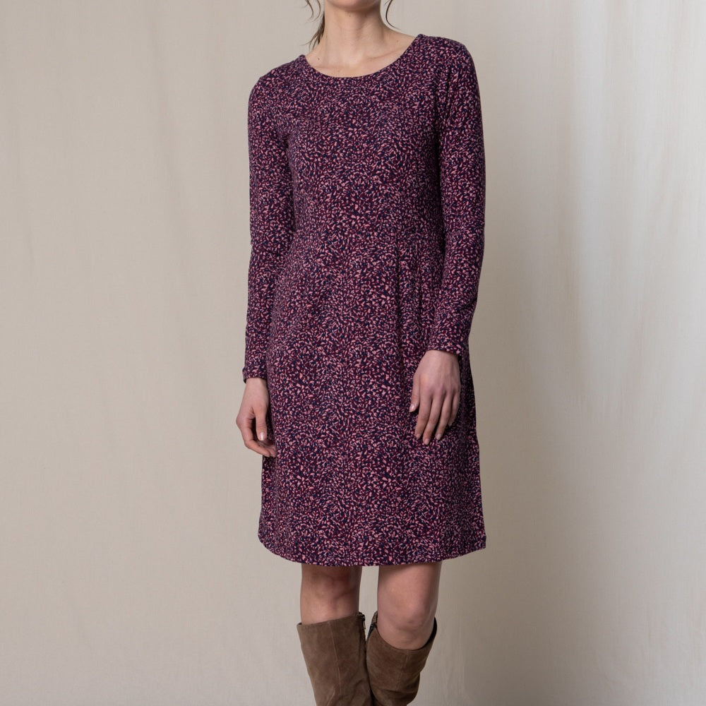 Lily & Me Halmore Dress Seagrass Mulberry