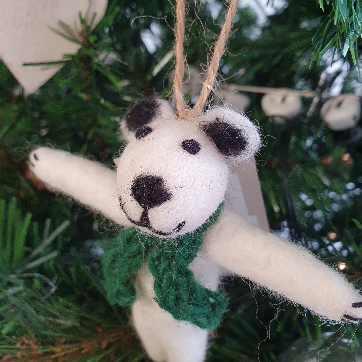 Peter the Polar Bear Hanging Decoration