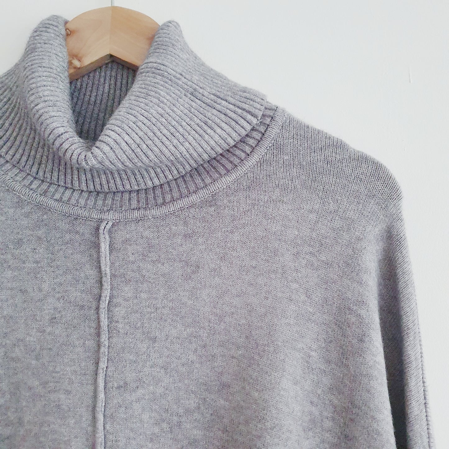 Rylie Roll Neck Jumper in Grey