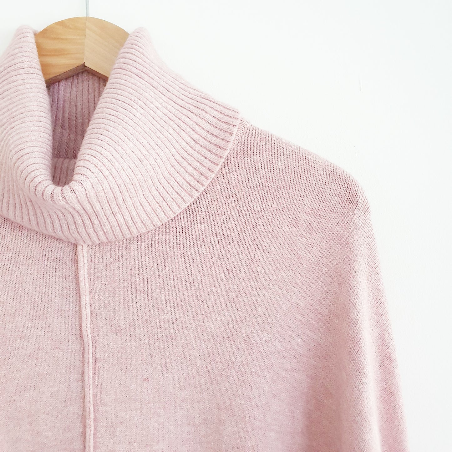 Rylie Roll Neck Jumper in Pink
